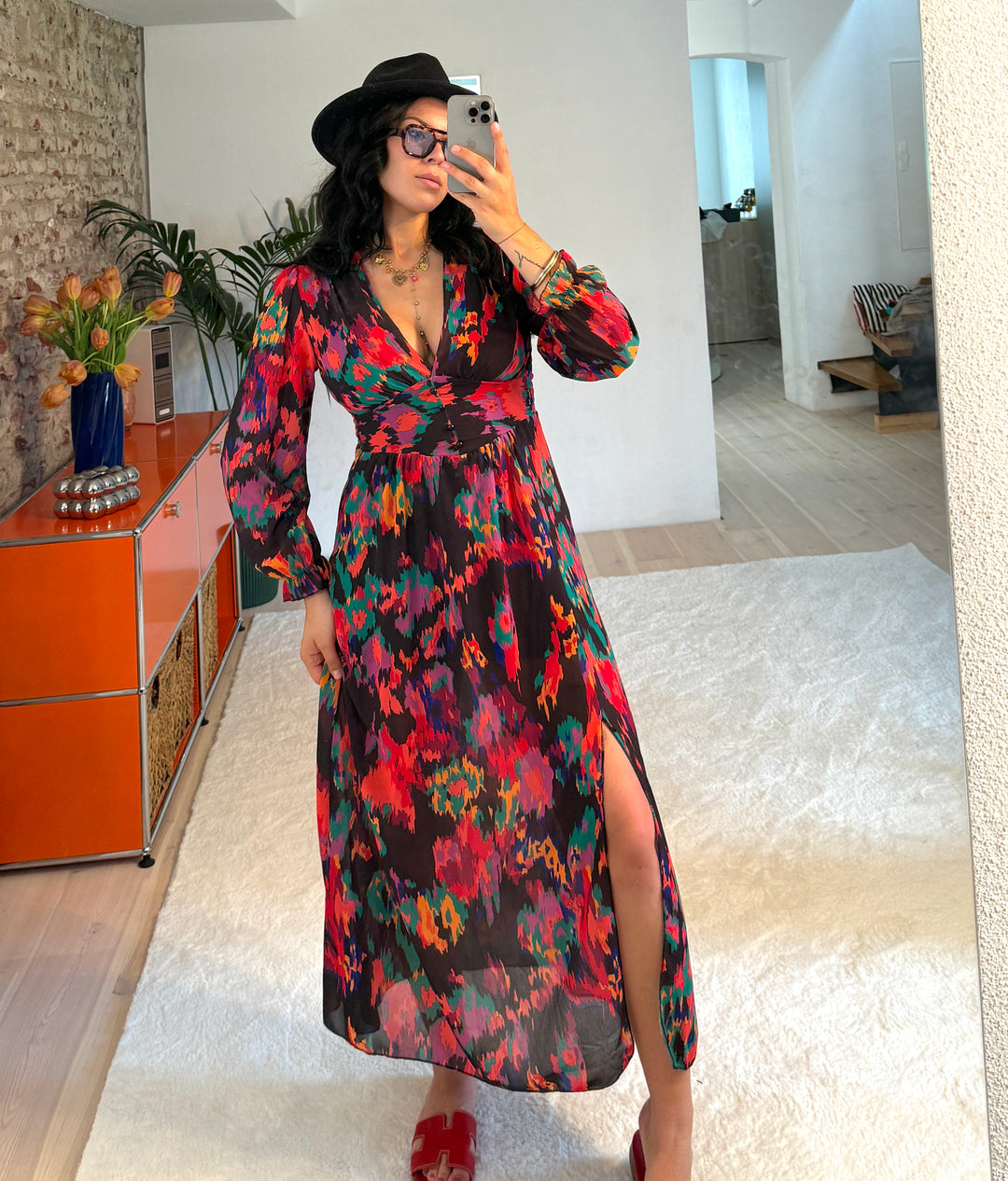 elagantes Kleid „Vulkano“