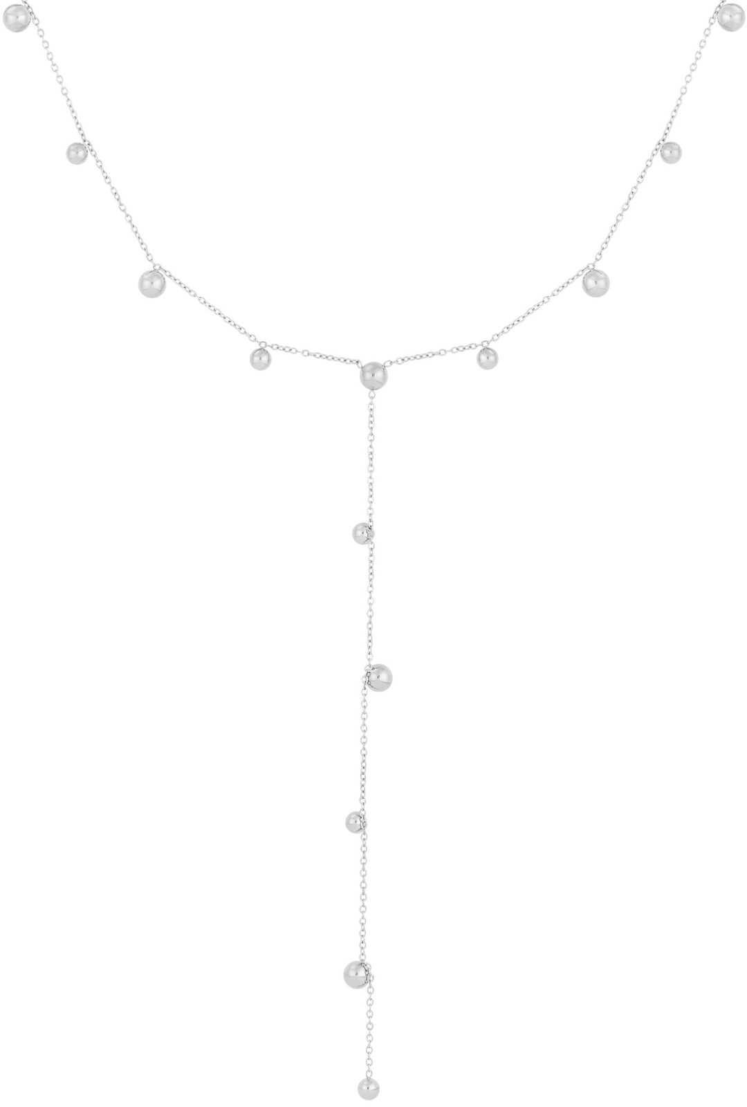 Halskette „Flirty Pearls“ - Stainless Steel in Silber