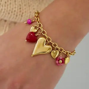 Armband „Charm & Chill“ - Stainless Steel in Gold