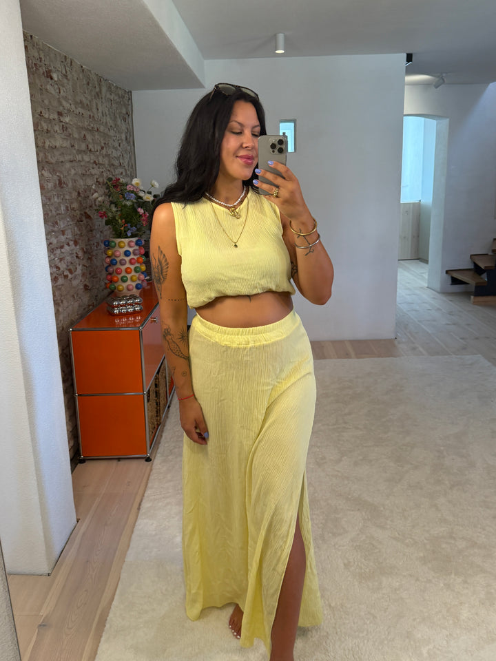 Summer Set "Ibiza" in Butter Yellow