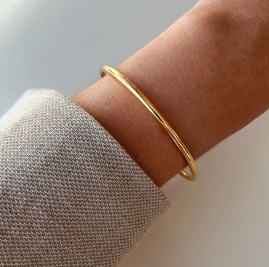 Armreif „Classic“ - Stainless Steel in Gold oder Silber