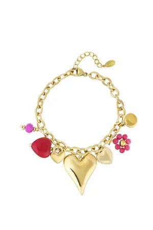 Armband „Charm & Chill“ - Stainless Steel in Gold