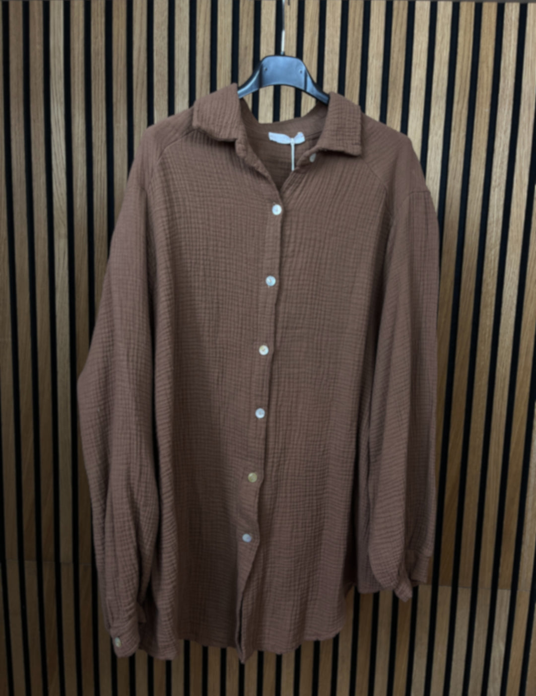 Musselin Bluse oversize, verschiedene Farben