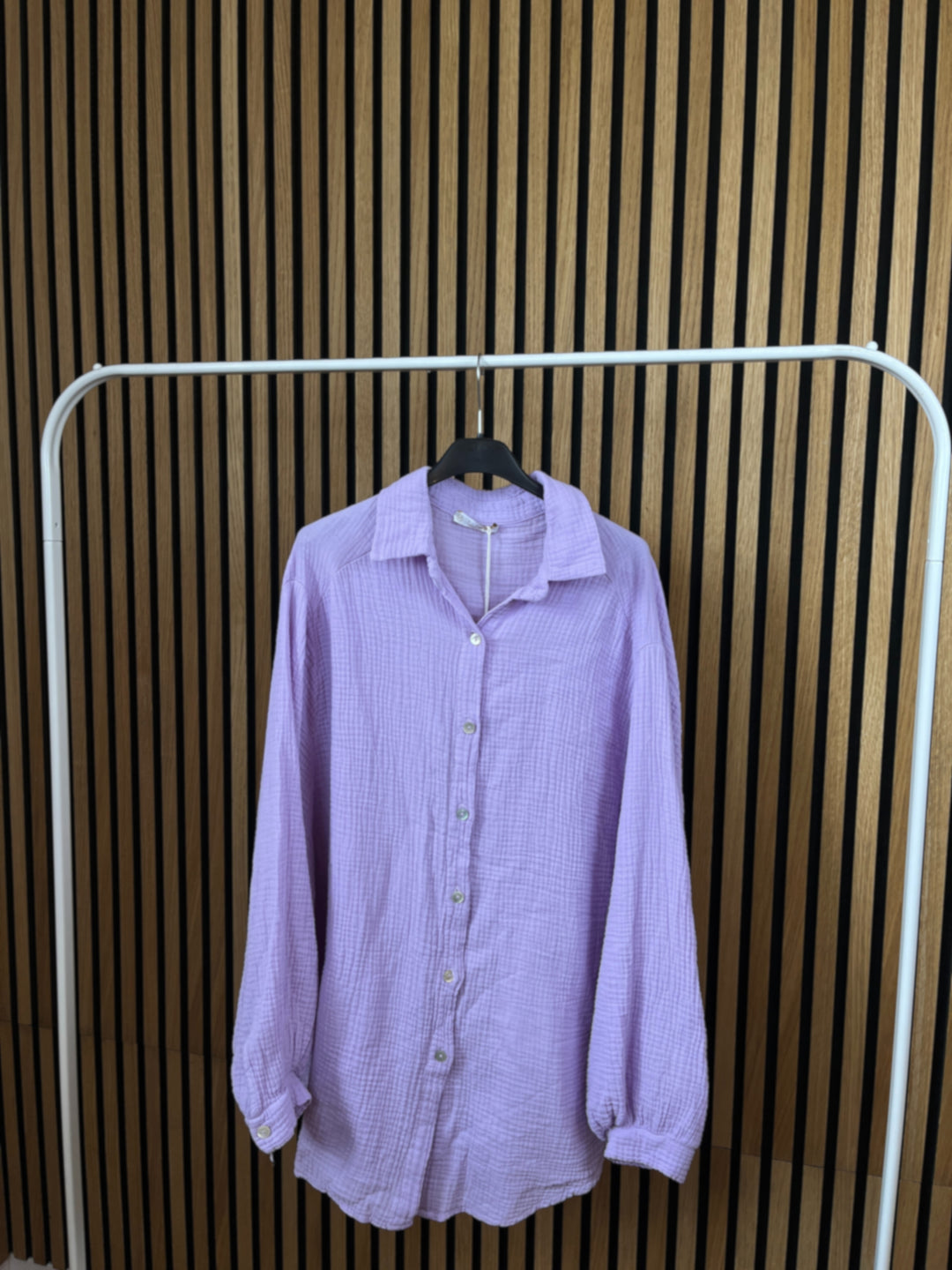 Musselin Bluse oversize, verschiedene Farben