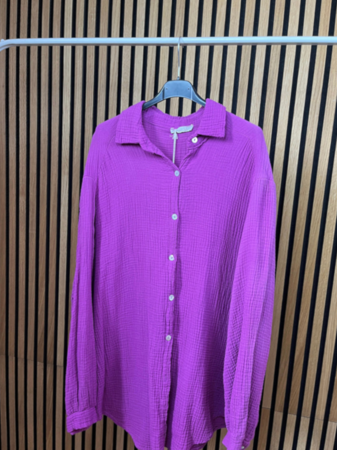 Musselin Bluse oversize, verschiedene Farben