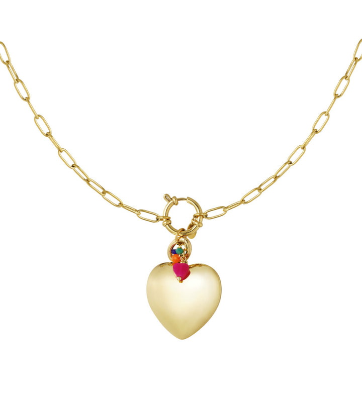 Kette „Big Heart“ - stainless steel