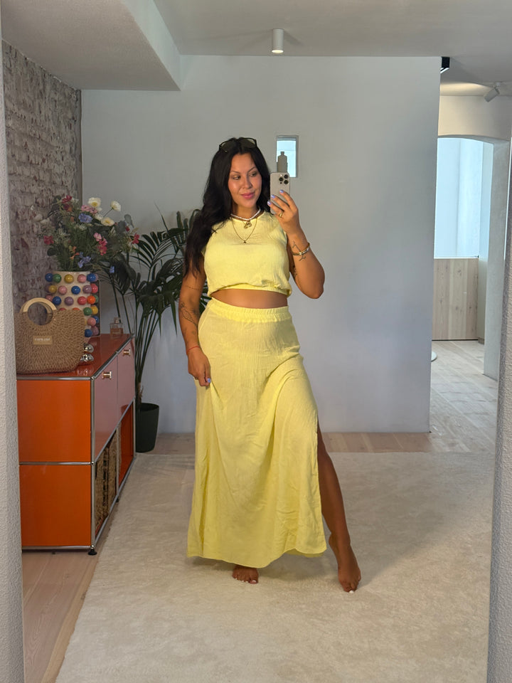 Summer Set "Ibiza" in Butter Yellow