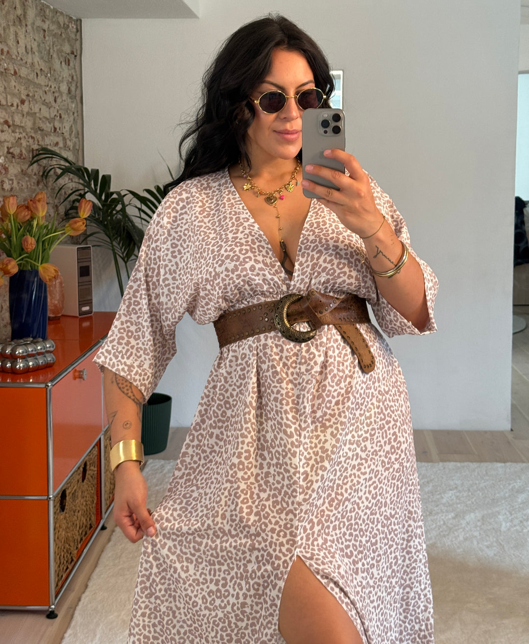 Kleid mit Gummizug „Leo Love“