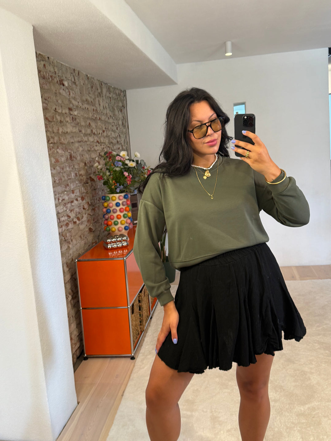 Sweater aus weichem Jersey