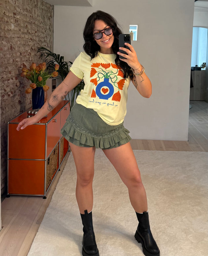 Musselin Skort