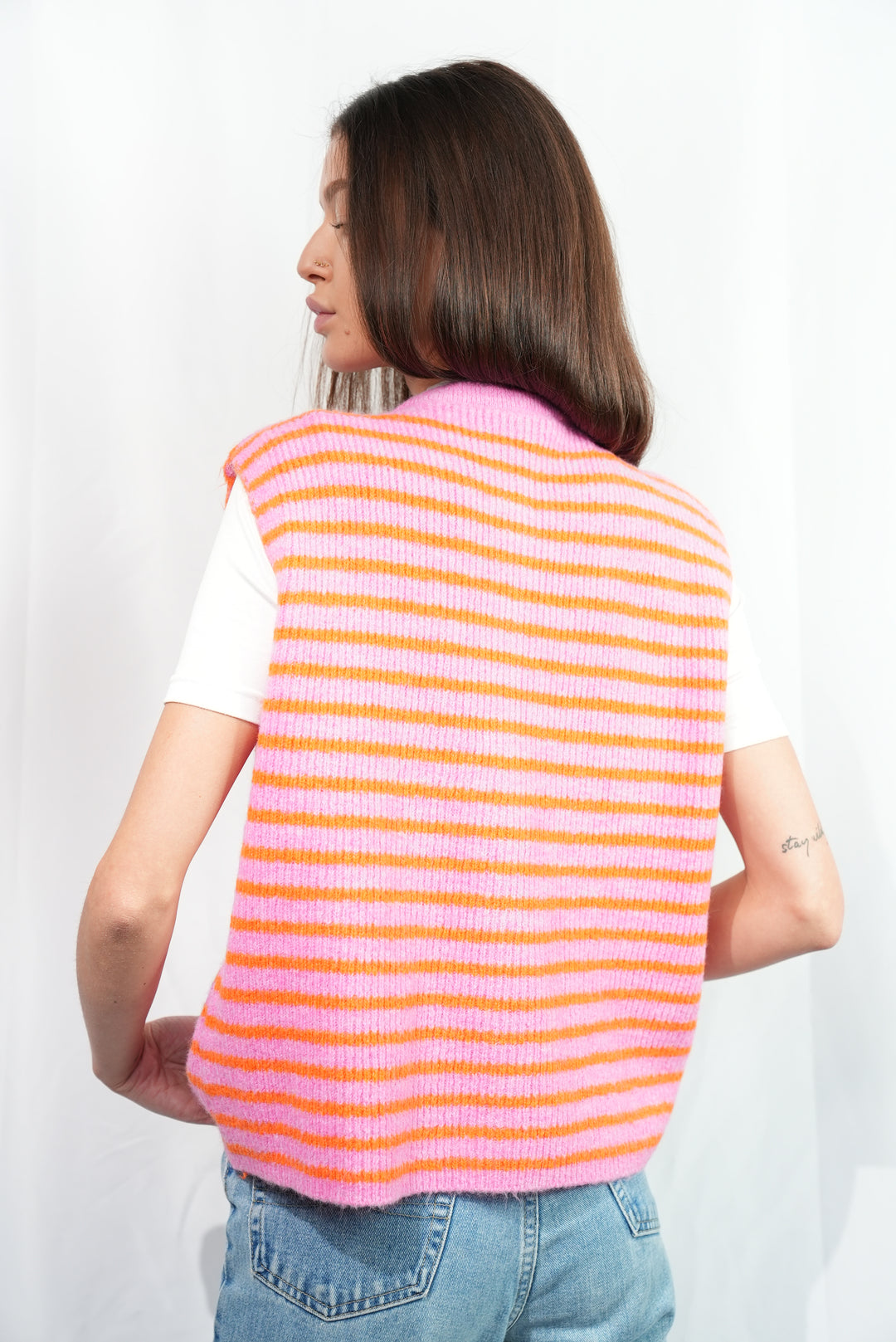 Gestreifte Weste "Trendy"