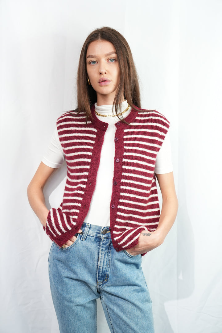 Gestreifte Weste "Trendy"