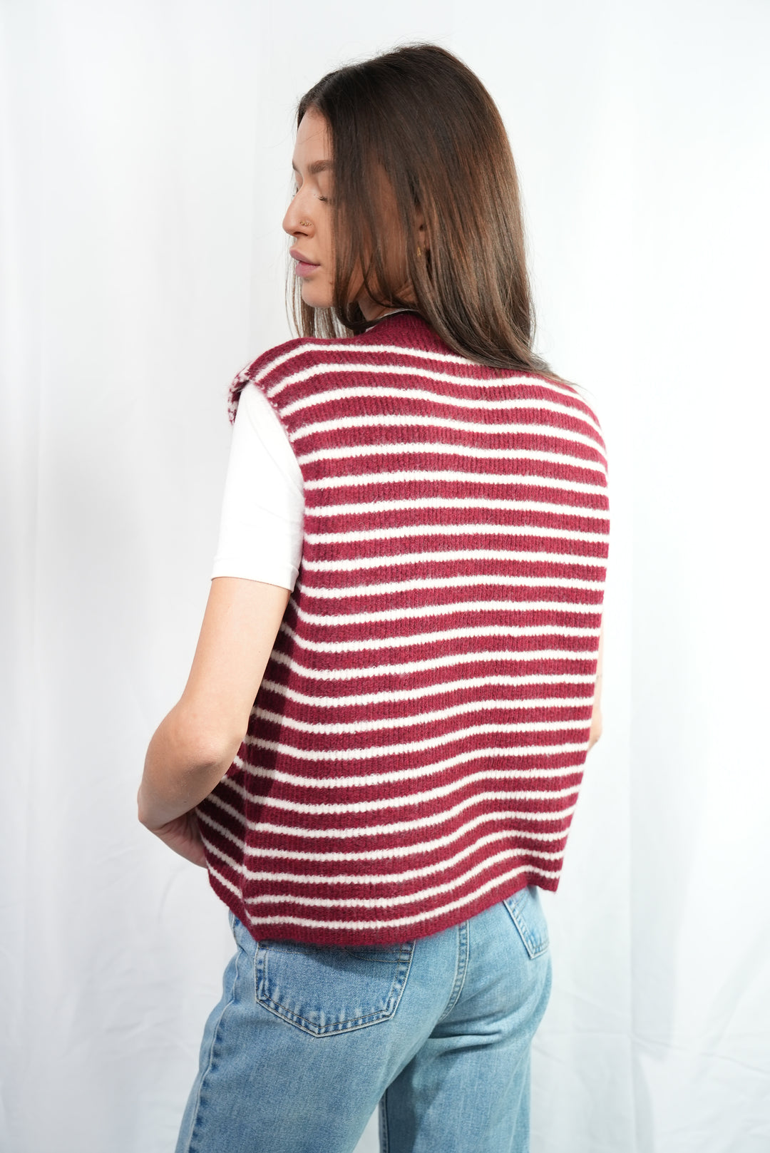 Gestreifte Weste "Trendy"