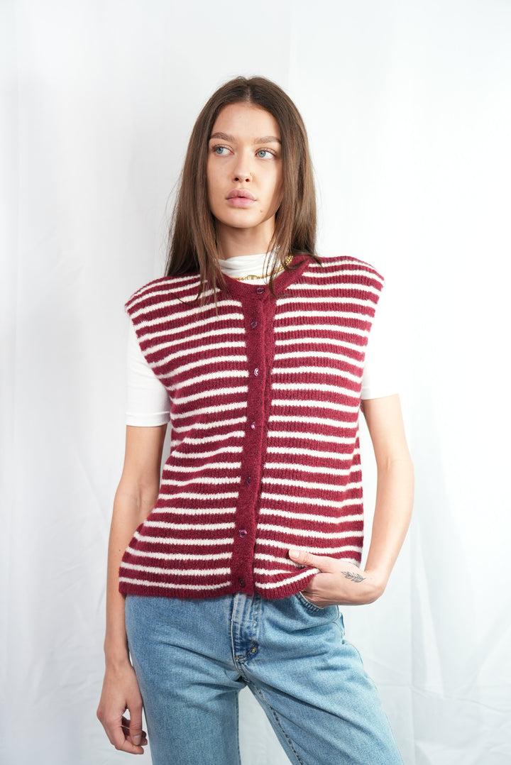 Gestreifte Weste "Trendy"