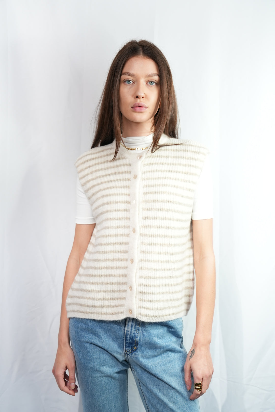 Gestreifte Weste "Trendy"