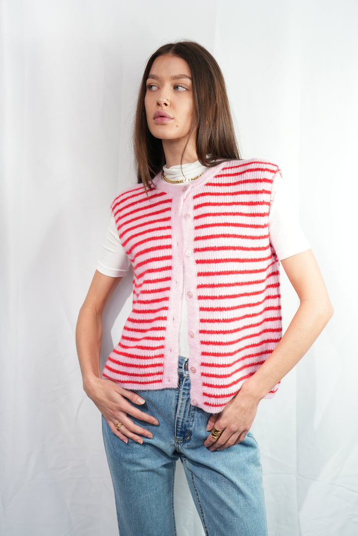 Gestreifte Weste "Trendy"