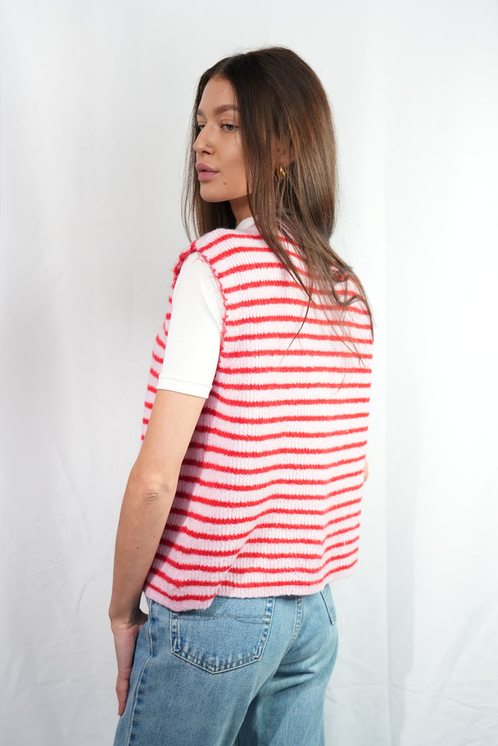 Gestreifte Weste "Trendy"