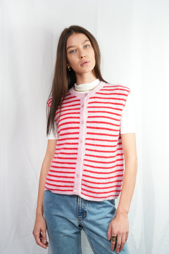 Gestreifte Weste "Trendy"