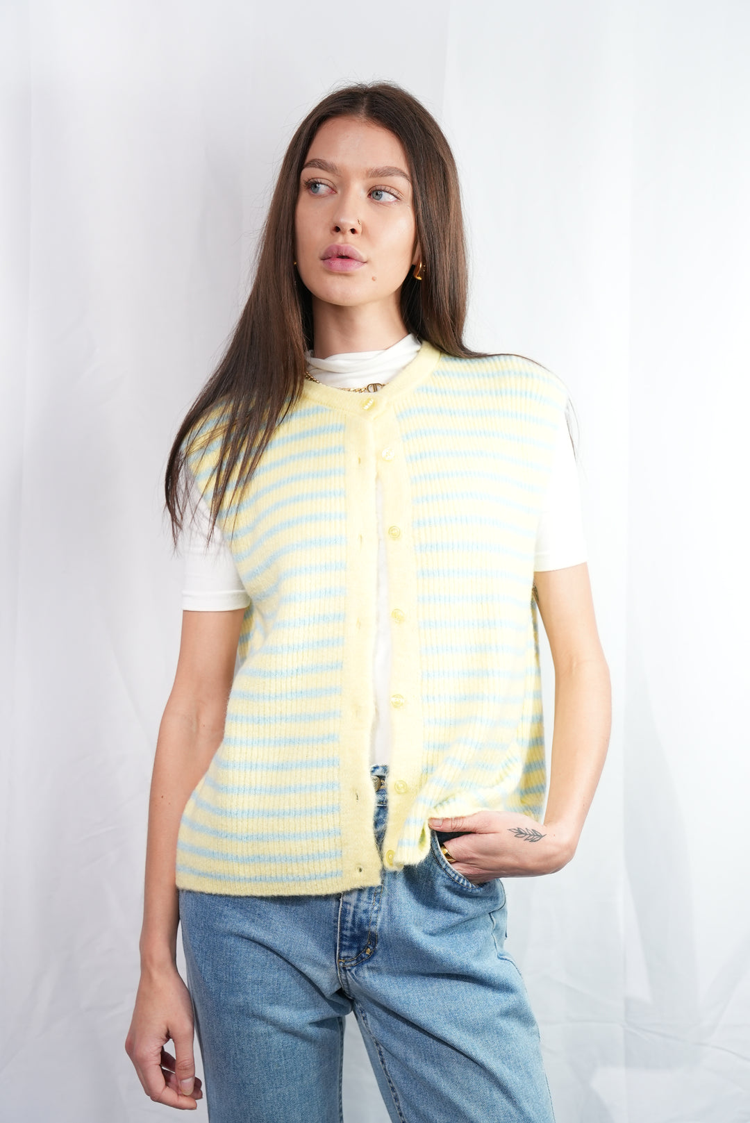 Gestreifte Weste "Trendy"