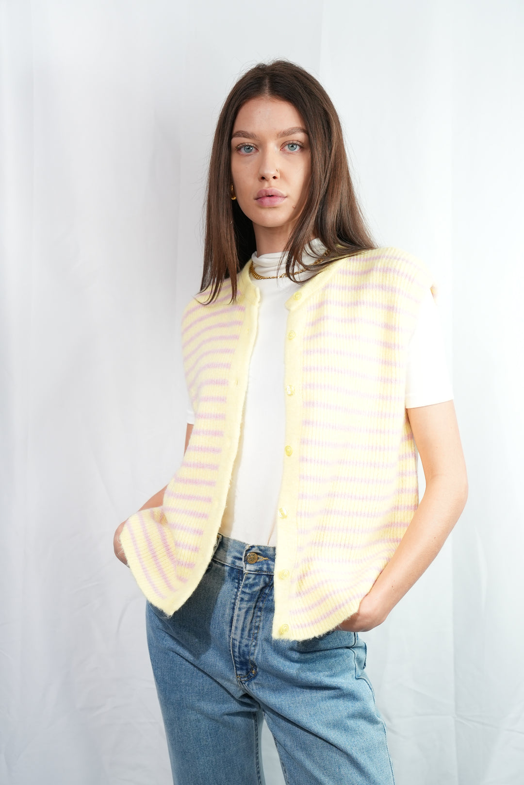 Gestreifte Weste "Trendy"