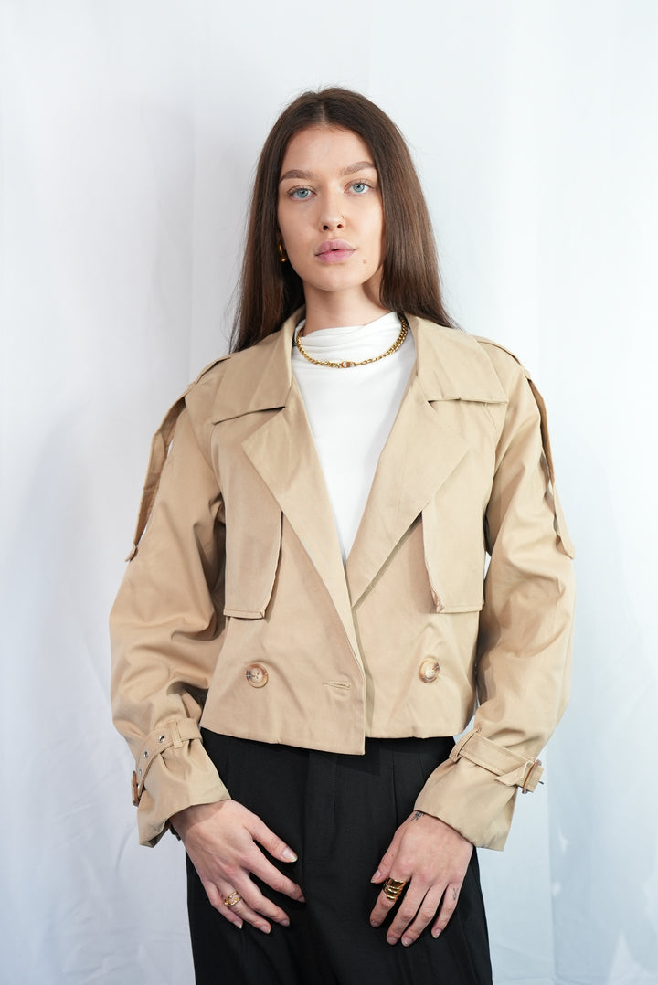 Kurzer Trench Coat "Elody"