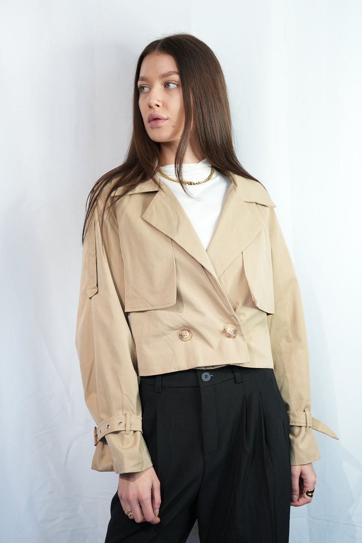 Kurzer Trench Coat "Elody"