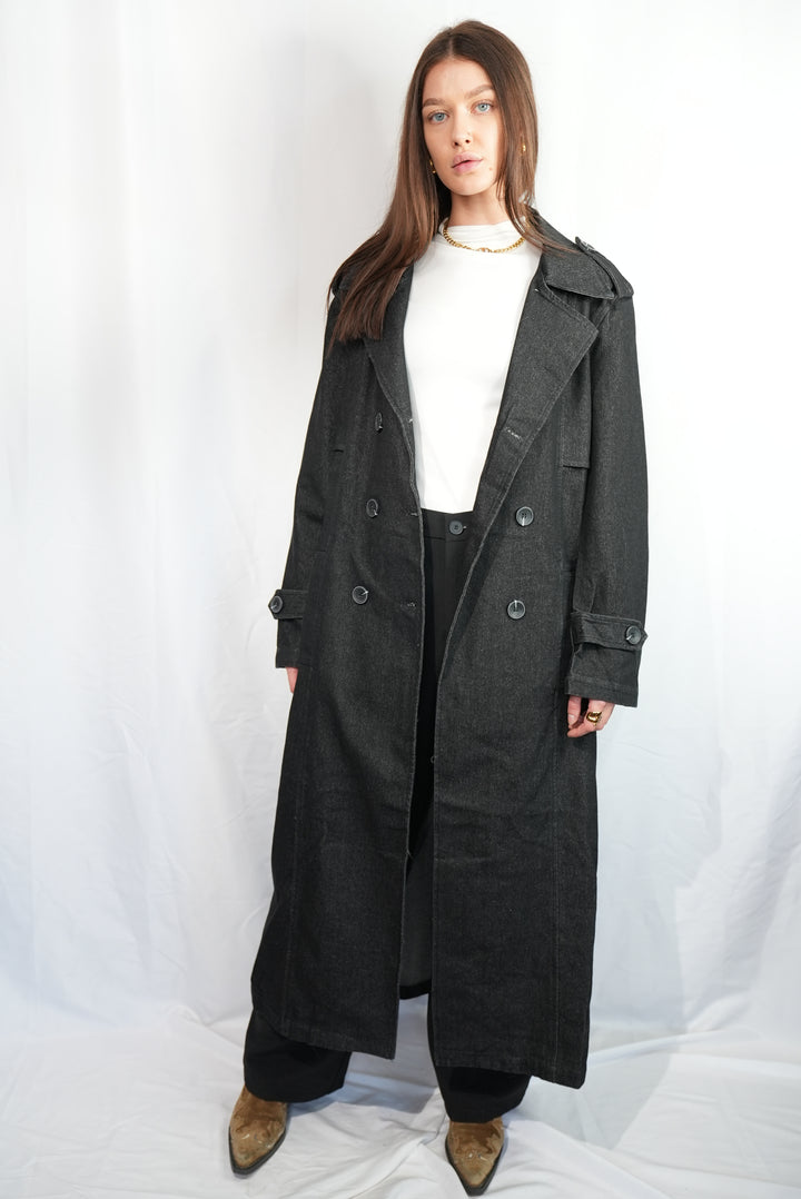 Langer Jeans-Trenchcoat "Cool Girl"