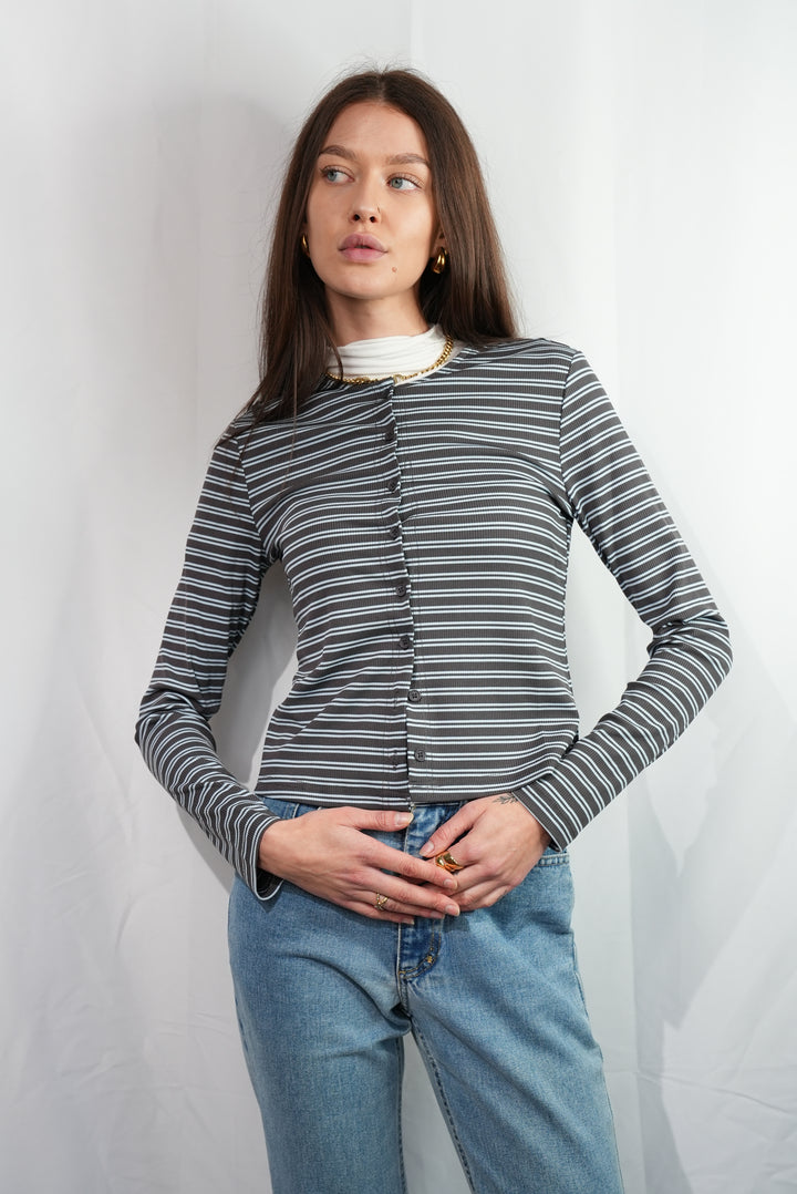 Longsleeve mit Streifen