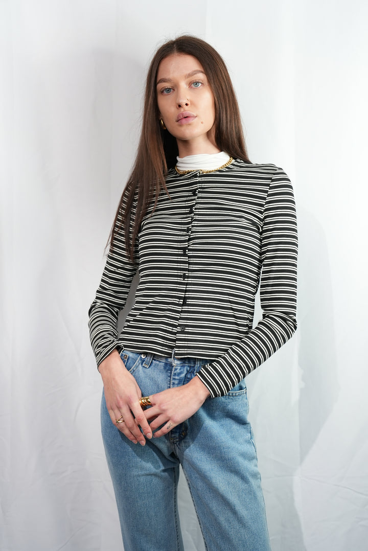 Longsleeve mit Streifen