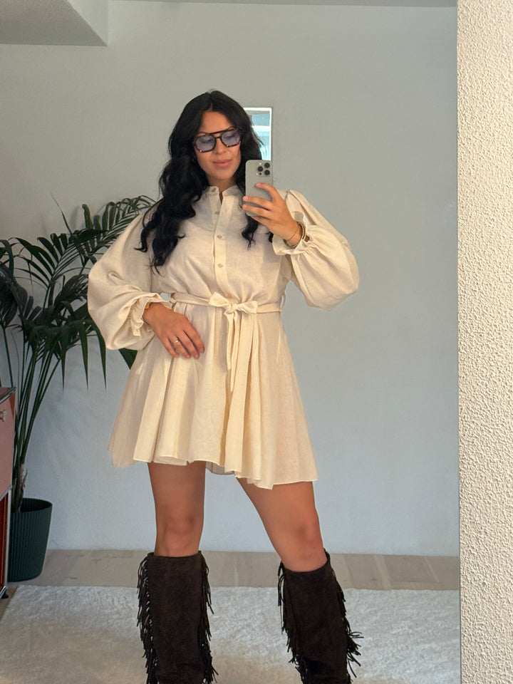 Sommerkleid in Leinenoptik „Lumi“