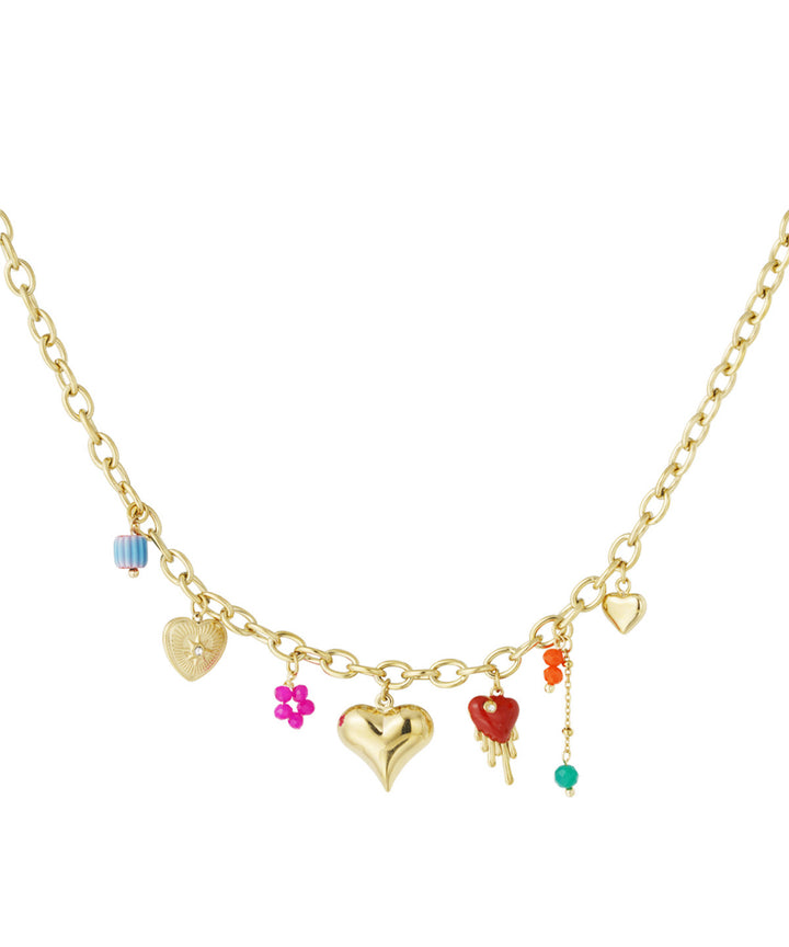 Halskette „Glow Love“ – Stainless Steel in Gold