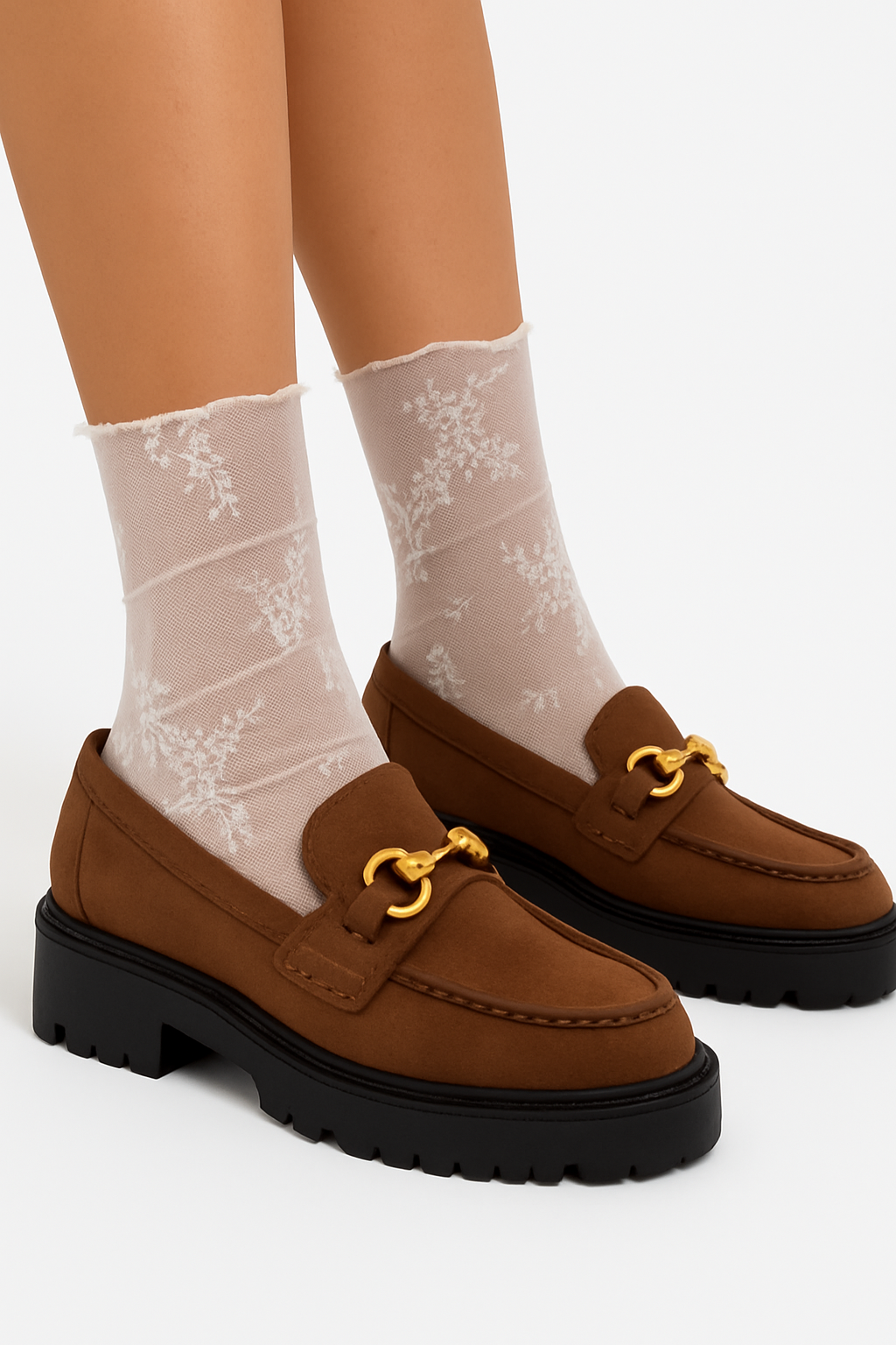 Socken mit Spitze im Set