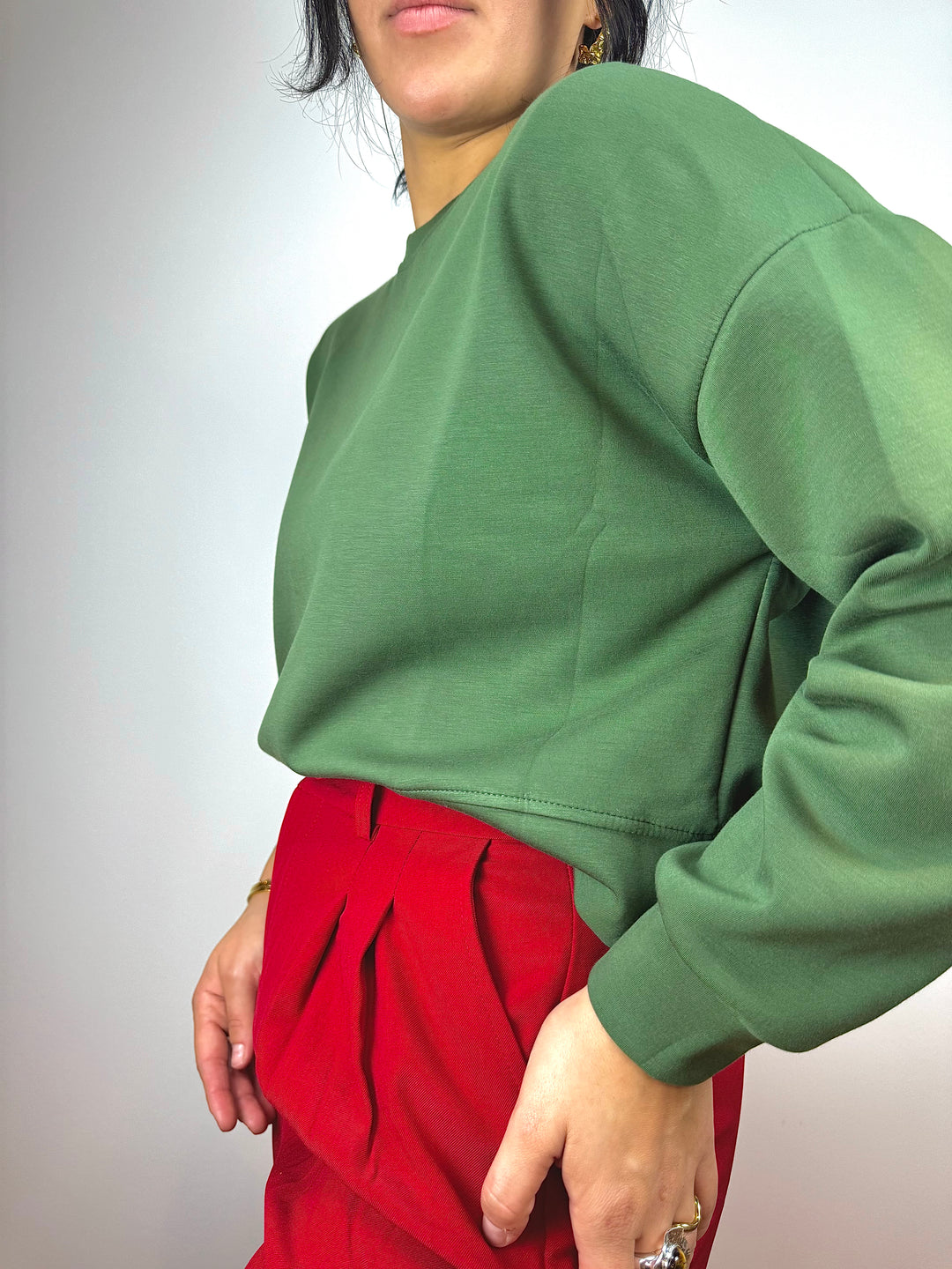 Sweater aus weichem Jersey