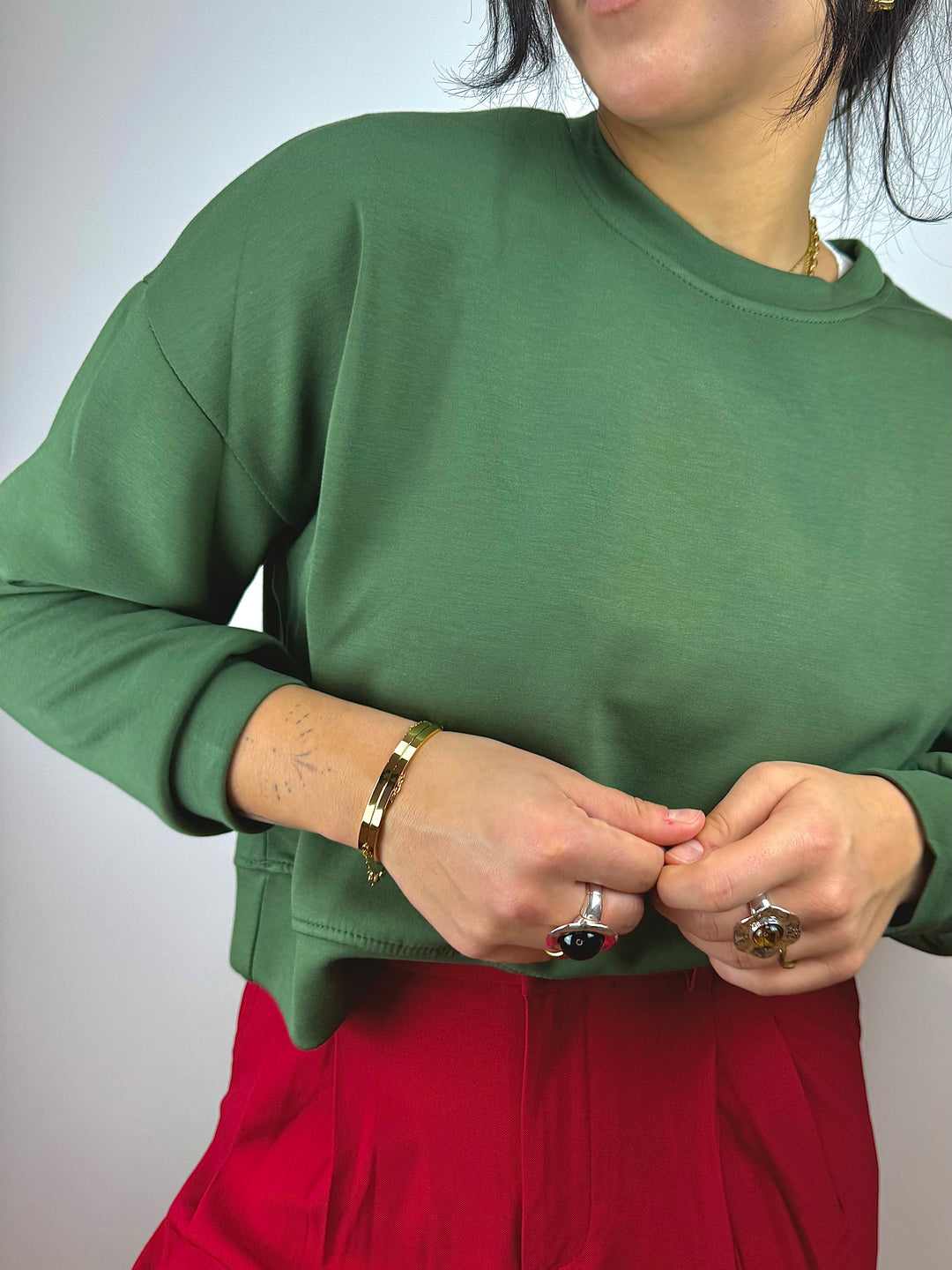 Sweater aus weichem Jersey