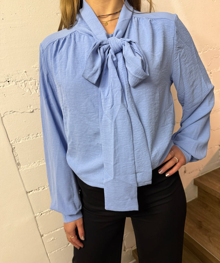 Bluse „Paris“ mit Schleife