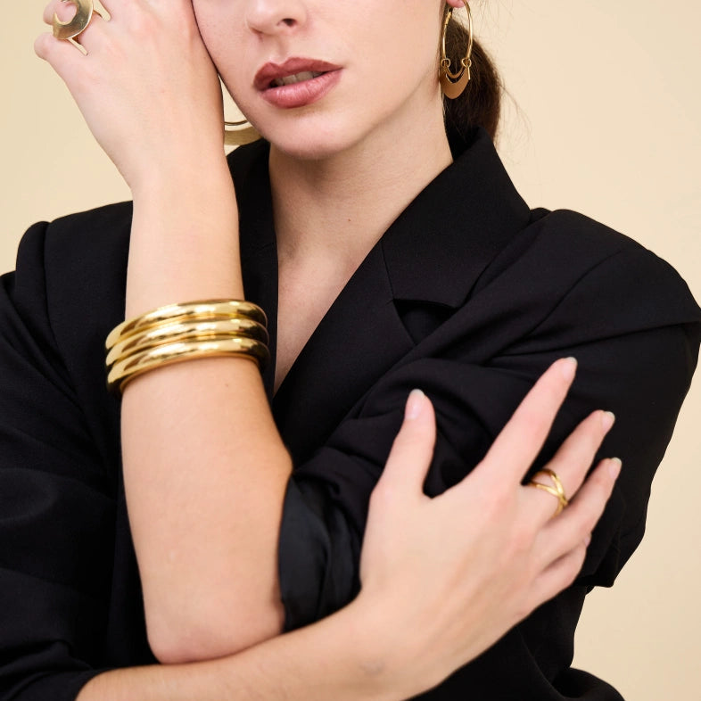 Armreif - Stainless Steel in Gold