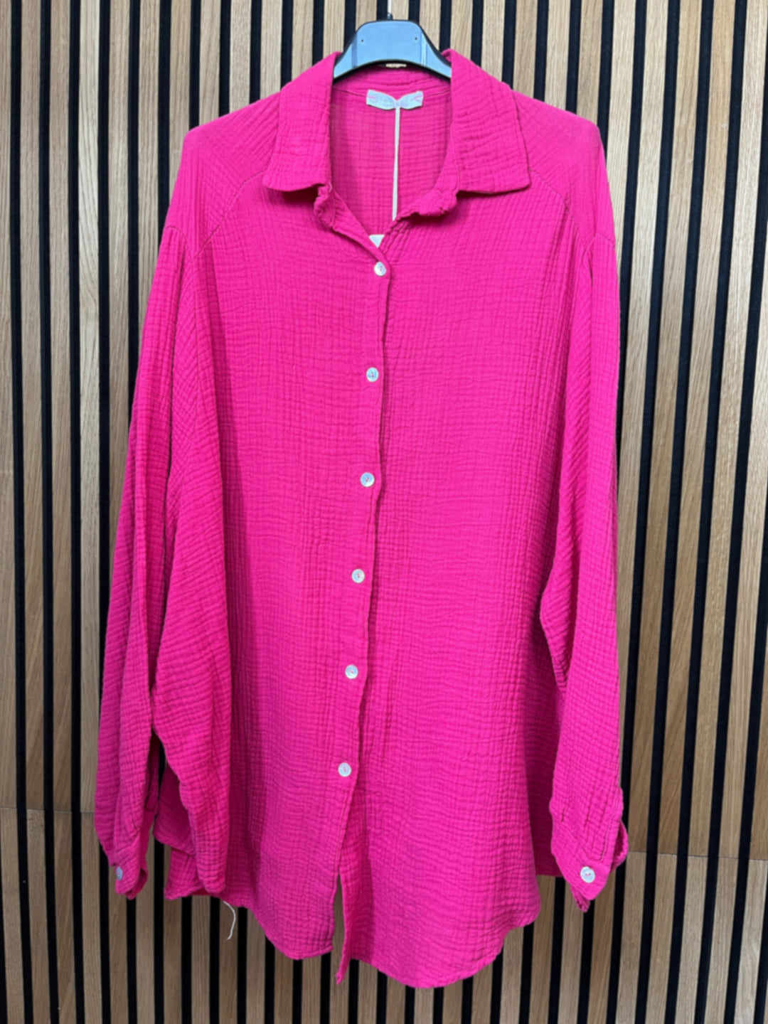 Musselin Bluse oversize, verschiedene Farben