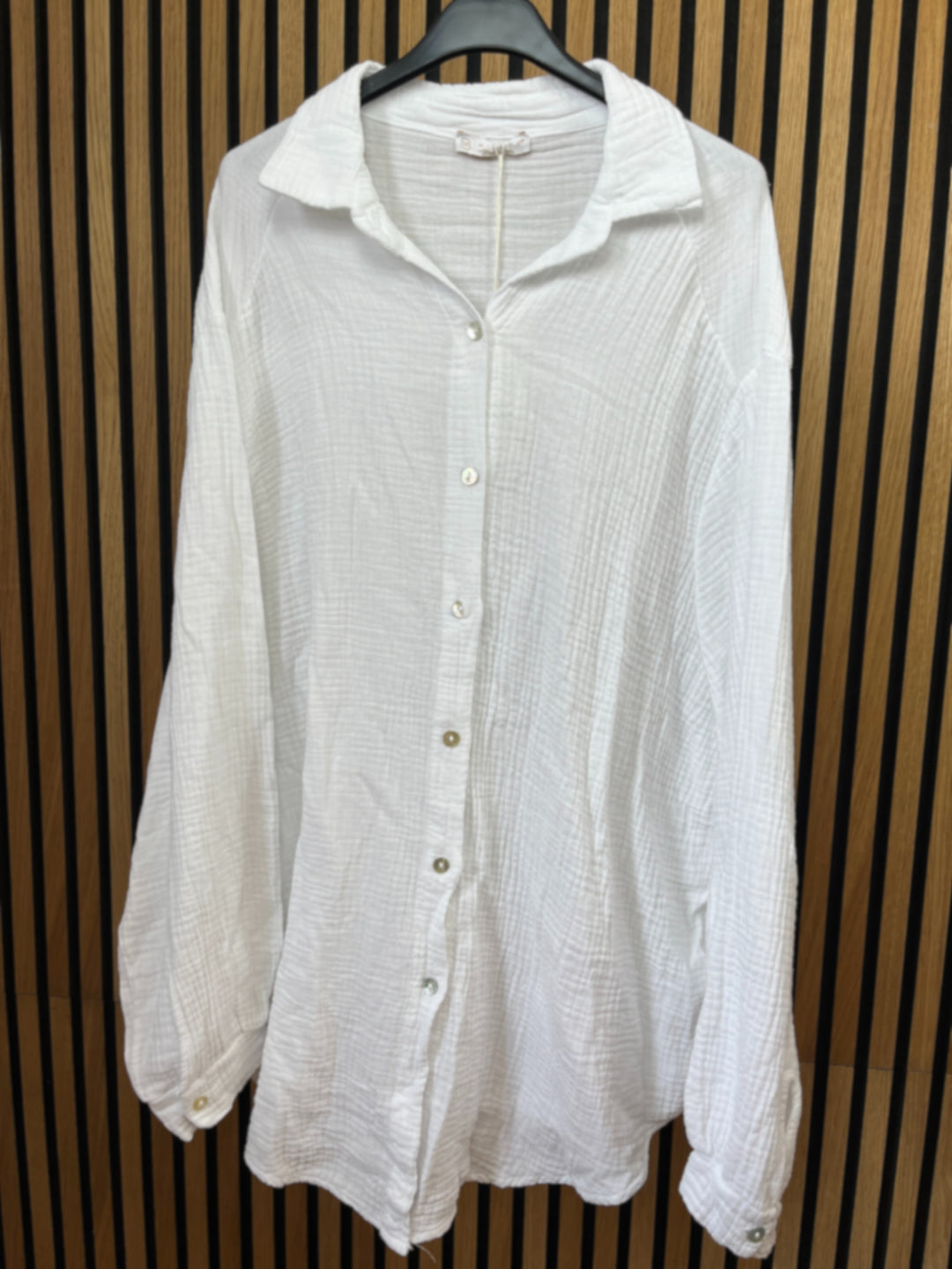 Musselin Bluse oversize, verschiedene Farben