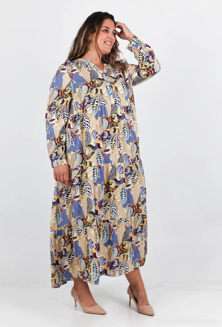 Langarmkleid „Jungle Love“ L-XXXL