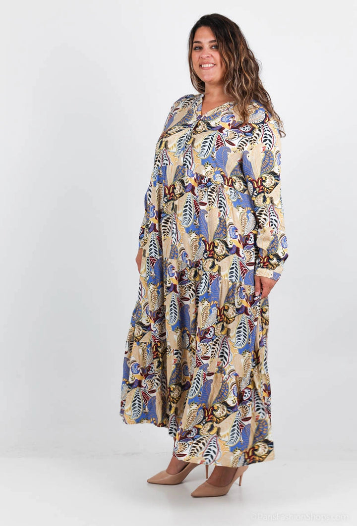 Langarmkleid „Jungle Love“ L-XXXL